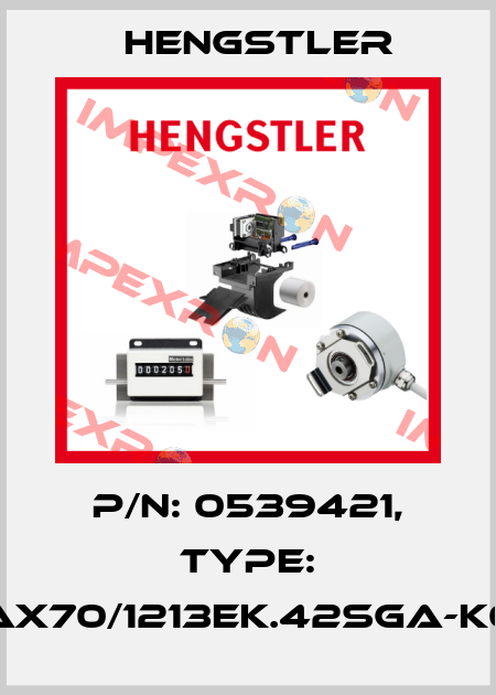 p/n: 0539421, Type: AX70/1213EK.42SGA-K0 Hengstler