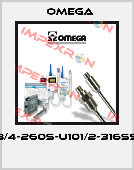 3/4-260S-U101/2-316SS  Omega