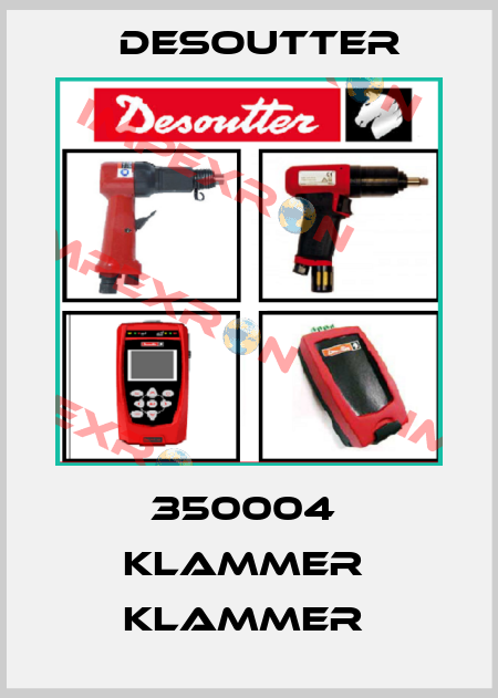 350004  KLAMMER  KLAMMER  Desoutter