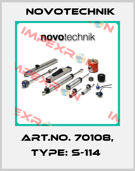 Art.No. 70108, Type: S-114  Novotechnik