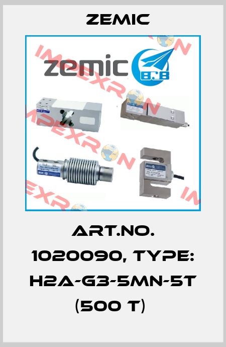 Art.No. 1020090, Type: H2A-G3-5MN-5T (500 t)  ZEMIC