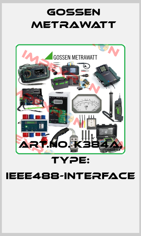 Art.No. K384A, Type: IEEE488-Interface  Gossen Metrawatt