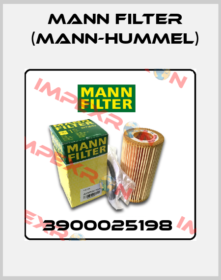 3900025198  Mann Filter (Mann-Hummel)