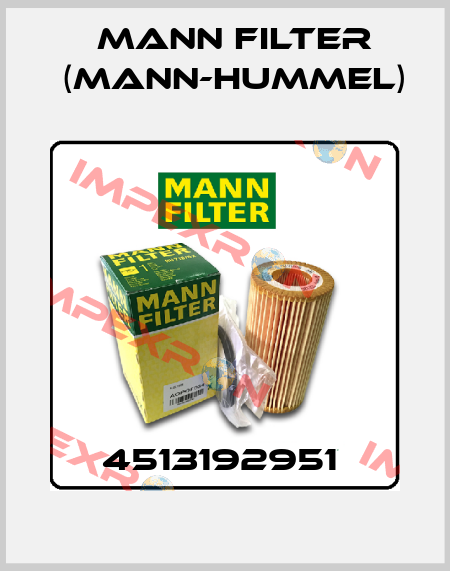4513192951  Mann Filter (Mann-Hummel)