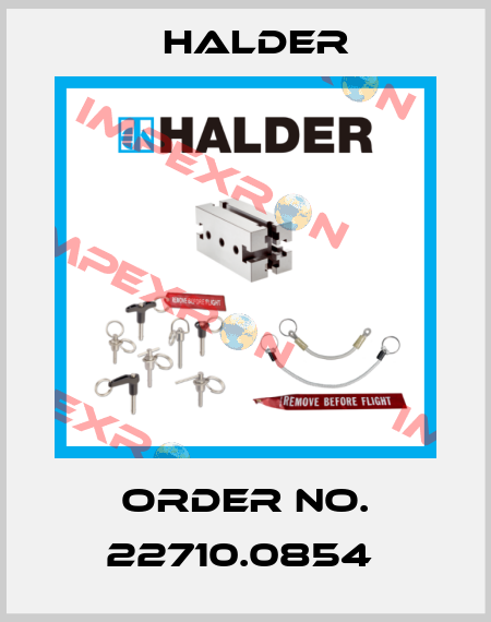 Order No. 22710.0854  Halder