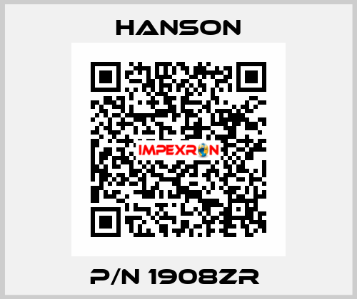p/n 1908ZR  HANSON