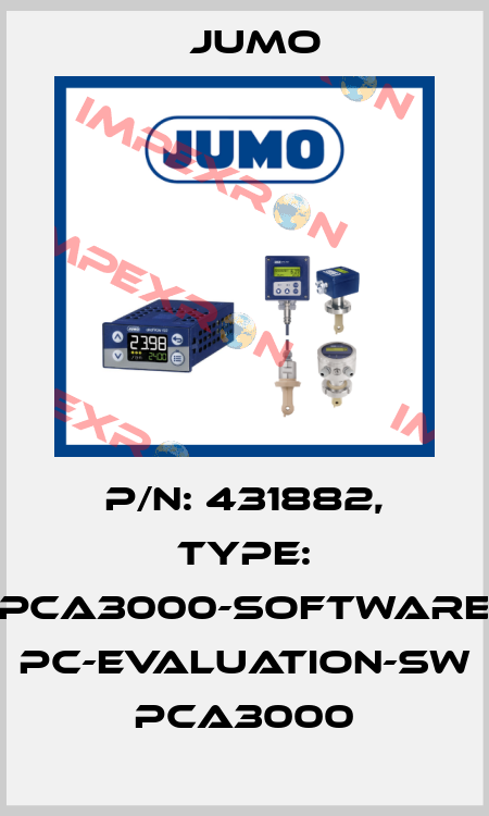 p/n: 431882, Type: PCA3000-Software PC-Evaluation-SW PCA3000 Jumo