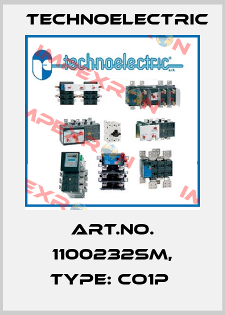 Art.No. 1100232SM, Type: CO1P  Technoelectric