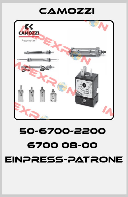 50-6700-2200  6700 08-00  EINPRESS-PATRONE  Camozzi