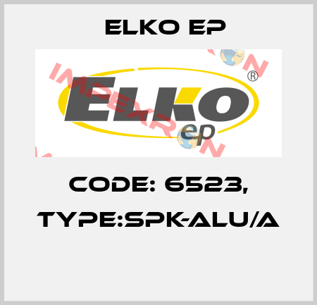 Code: 6523, Type:SPK-ALU/A  Elko EP