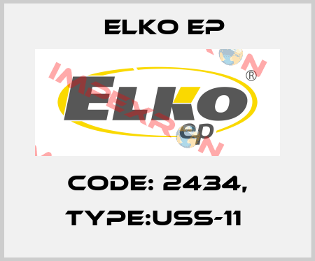 Code: 2434, Type:USS-11  Elko EP