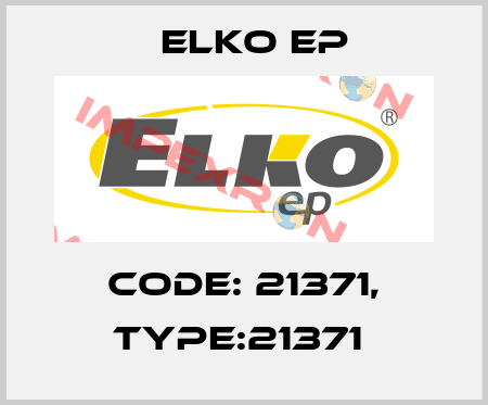 Code: 21371, Type:21371  Elko EP