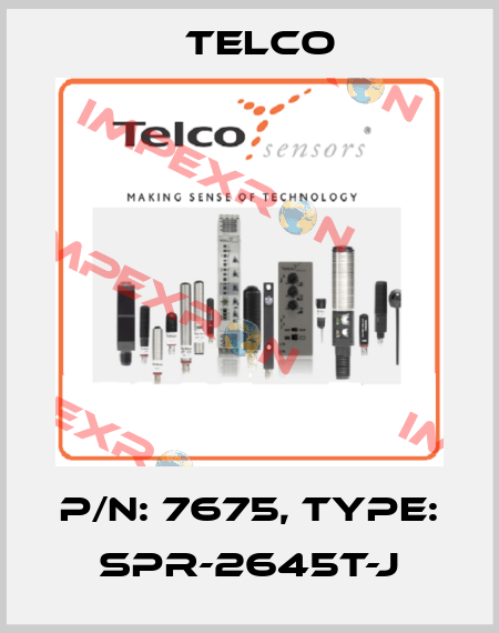 p/n: 7675, Type: SPR-2645T-J Telco