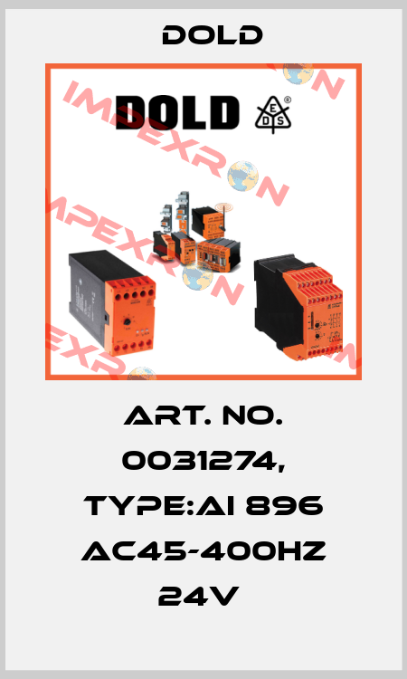 Art. No. 0031274, Type:AI 896 AC45-400HZ 24V  Dold