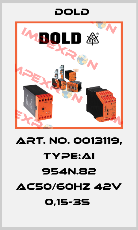 Art. No. 0013119, Type:AI 954N.82 AC50/60HZ 42V 0,15-3S  Dold