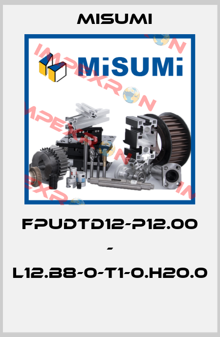 FPUDTD12-P12.00 - L12.B8-0-T1-0.H20.0  Misumi