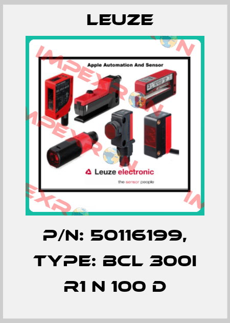 p/n: 50116199, Type: BCL 300i R1 N 100 D Leuze