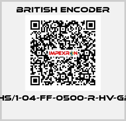 755HS/1-04-FF-0500-R-HV-G2-ST  British Encoder