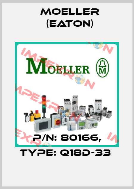 P/N: 80166, Type: Q18D-33  Moeller (Eaton)