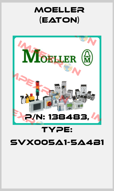 P/N: 138483, Type: SVX005A1-5A4B1  Moeller (Eaton)
