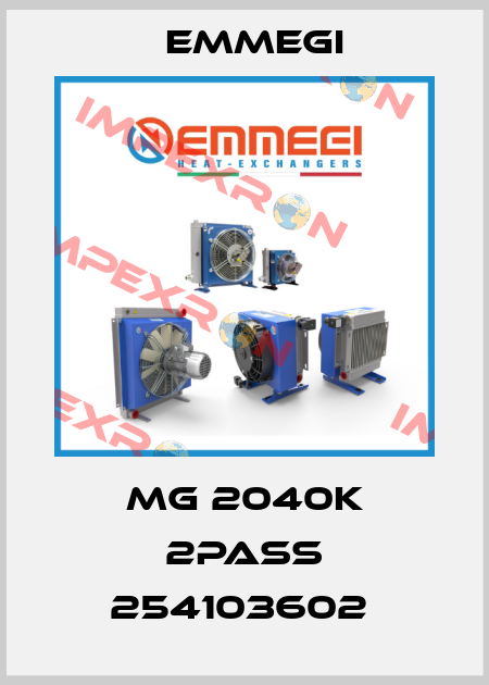 MG 2040K 2PASS 254103602  Emmegi