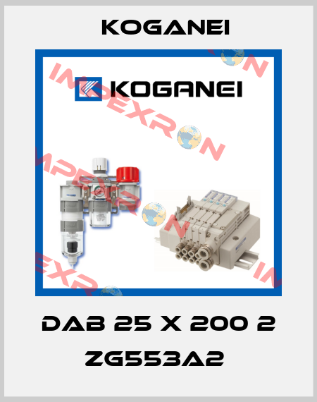 DAB 25 X 200 2 ZG553A2  Koganei