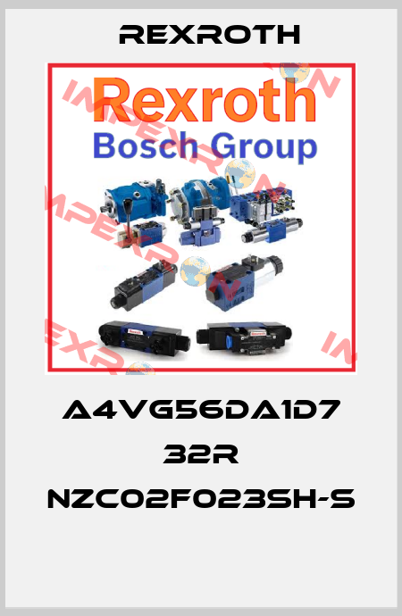 A4VG56DA1D7 32R NZC02F023SH-S  Rexroth
