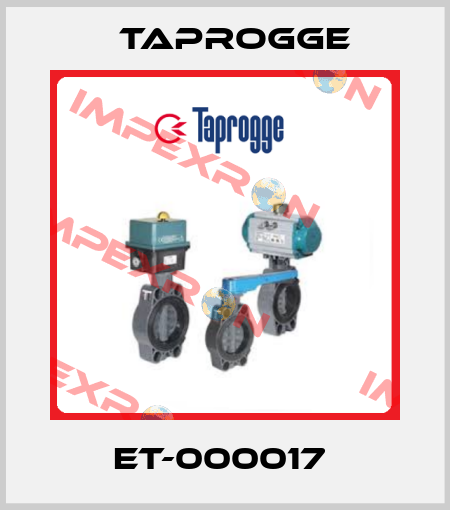 ET-000017  Taprogge