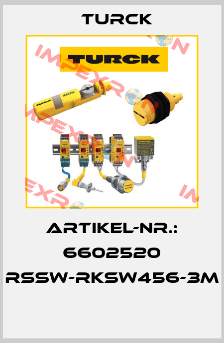 ARTIKEL-NR.: 6602520 RSSW-RKSW456-3M  Turck