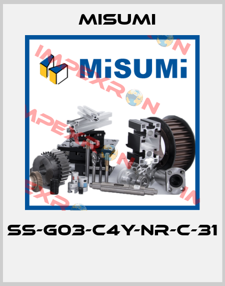 SS-G03-C4Y-NR-C-31  Misumi
