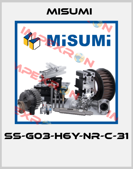 SS-G03-H6Y-NR-C-31  Misumi