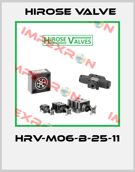 HRV-M06-B-25-11  Hirose Valve