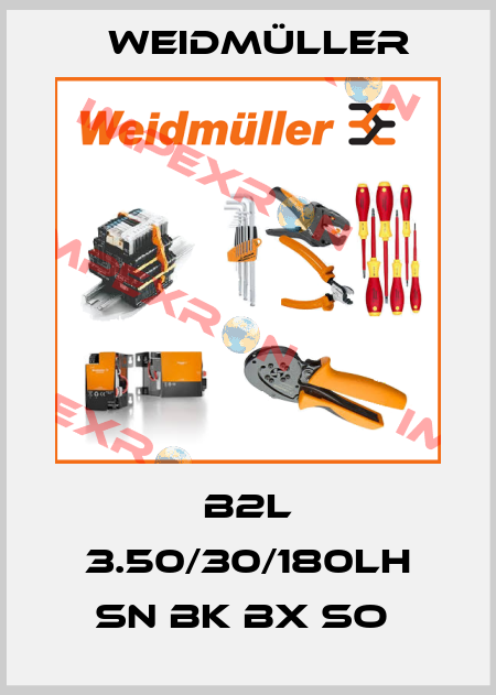 B2L 3.50/30/180LH SN BK BX SO  Weidmüller