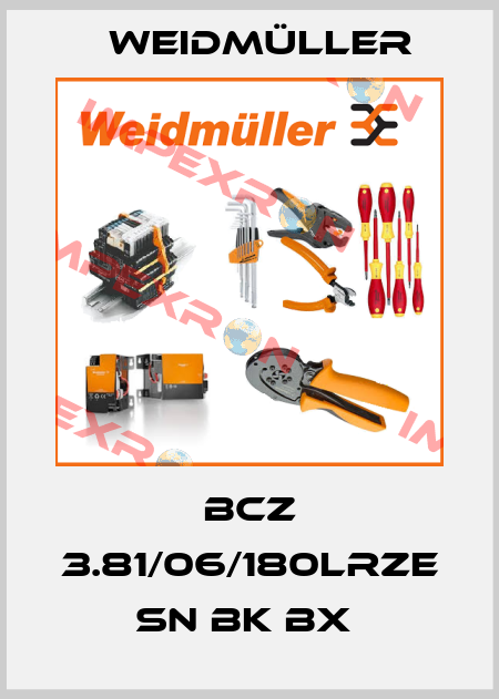 BCZ 3.81/06/180LRZE SN BK BX  Weidmüller