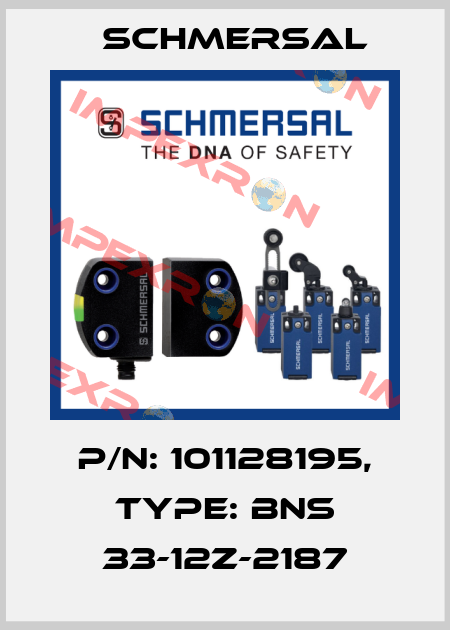 p/n: 101128195, Type: BNS 33-12Z-2187 Schmersal