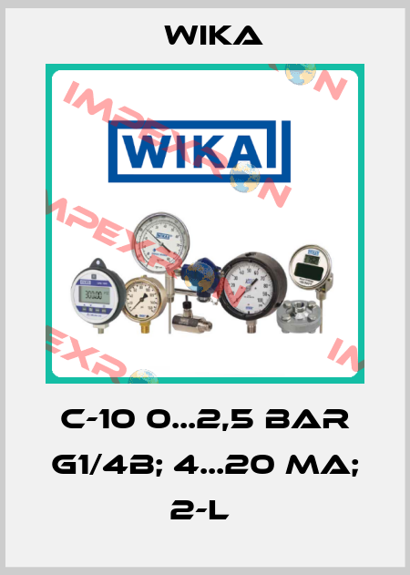 C-10 0...2,5 BAR G1/4B; 4...20 MA; 2-L  Wika