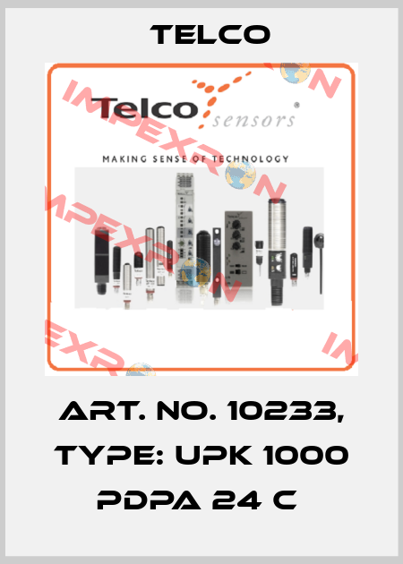 Art. No. 10233, Type: UPK 1000 PDPA 24 C  Telco