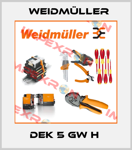 DEK 5 GW H  Weidmüller
