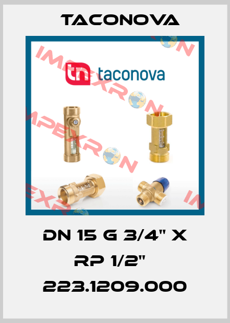 DN 15 G 3/4" X RP 1/2"   223.1209.000 Taconova