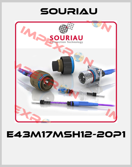 E43M17MSH12-20P1  Souriau