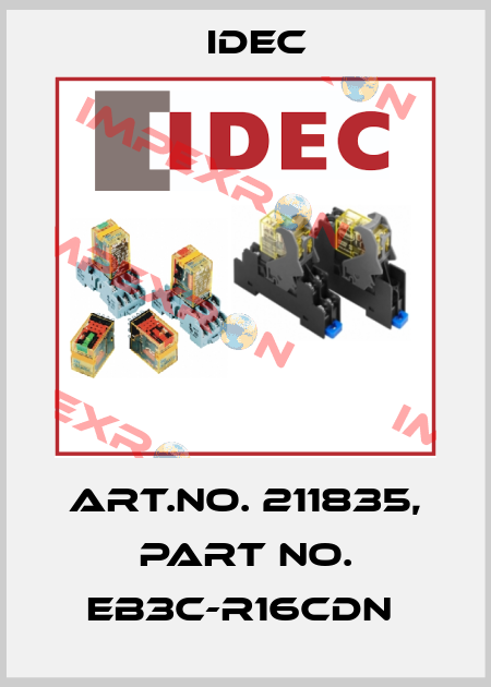 Art.No. 211835, Part No. EB3C-R16CDN  Idec