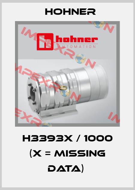 H3393X / 1000 (X = MISSING DATA)  Hohner