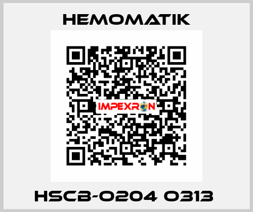 HSCB-O204 O313  Hemomatik