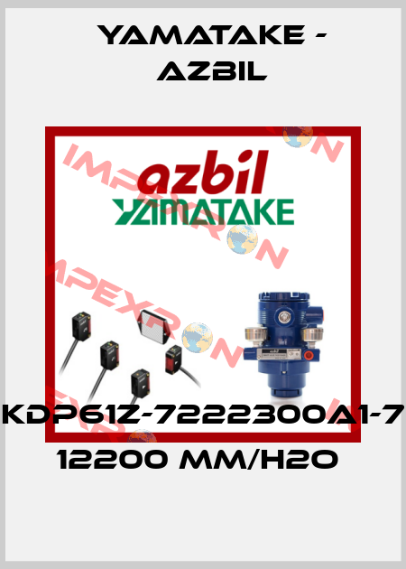 KDP61Z-7222300A1-7 12200 MM/H2O  Yamatake - Azbil