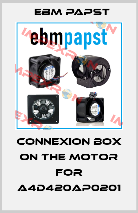 connexion box on the motor for A4D420AP0201 EBM Papst