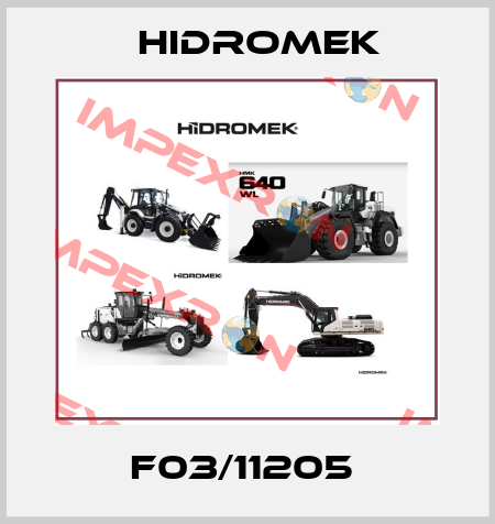 F03/11205  Hidromek