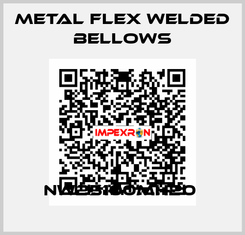 NW25100MH20  Metal Flex Welded Bellows