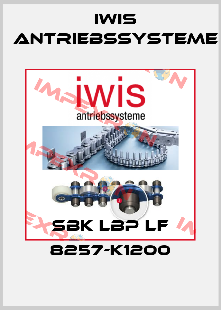 SBK LBP LF 8257-K1200 iwis antriebssysteme