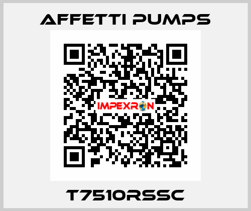 T7510RSSC Affetti pumps