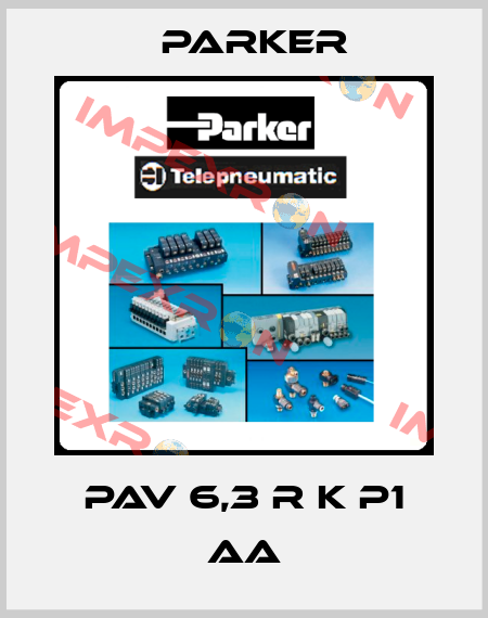PAV 6,3 R K P1 AA Parker